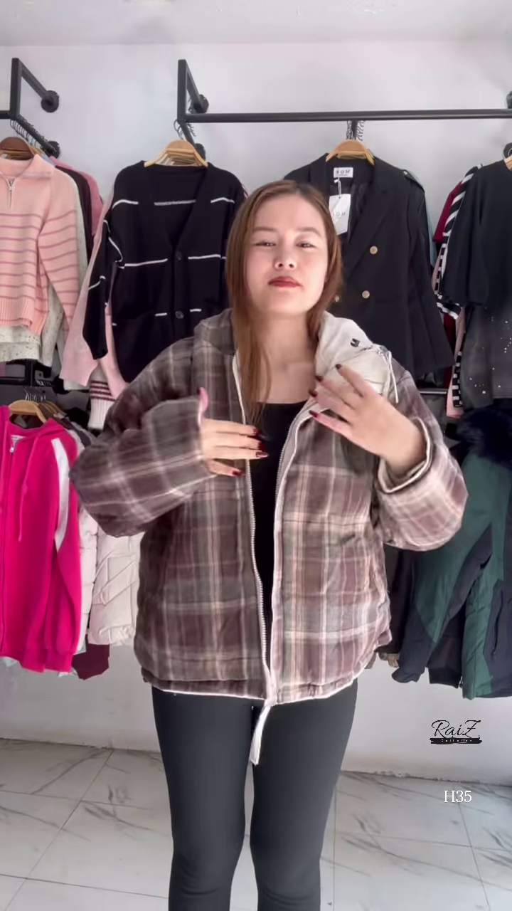 Reversible Hooded Jacket – Two Styles in One, Ultimate Versatility 🔄