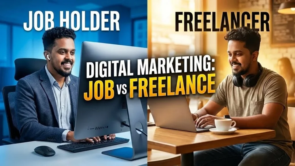 Digital Marketing Freelancing vs Full-Time Job