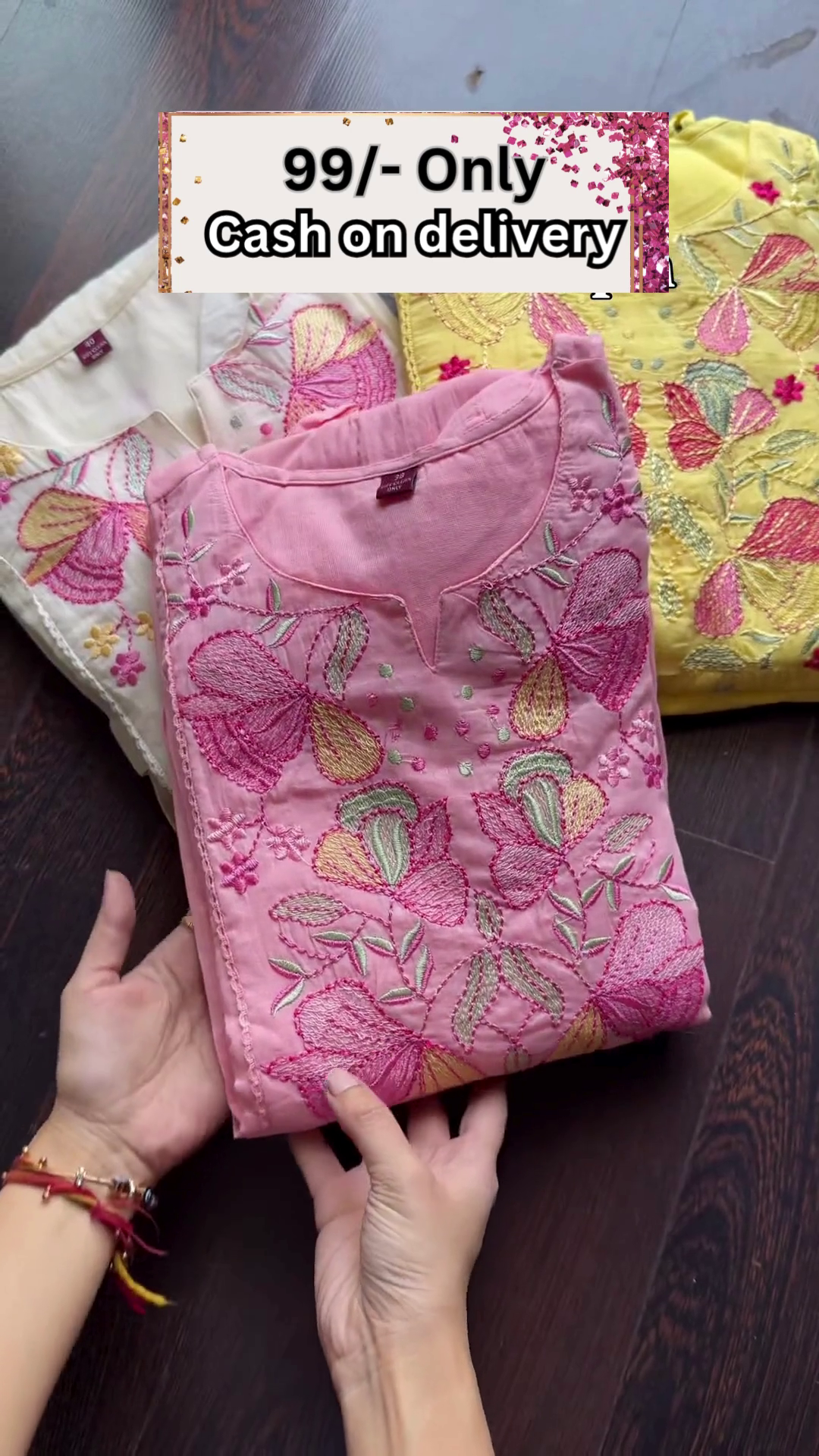 Packaged Women’s Embroidered Kurtis Assortment