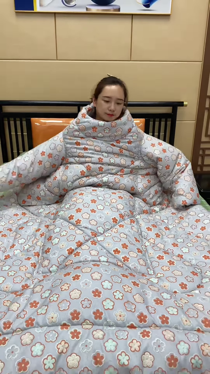 Cozy Wearable Blanket Quilt – Snuggle, Lounge, and Nap in Cloud‑Soft Comfort 💤🧸