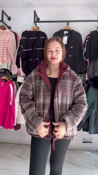 Reversible Hooded Jacket – Two Styles in One, Ultimate Versatility 🔄