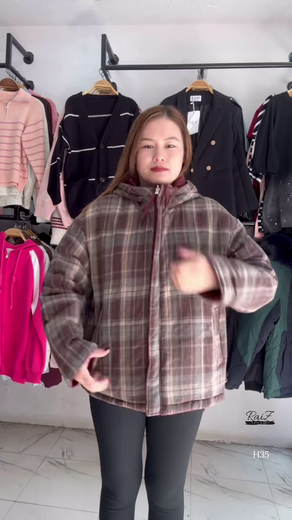 Reversible Hooded Jacket – Two Styles in One, Ultimate Versatility 🔄