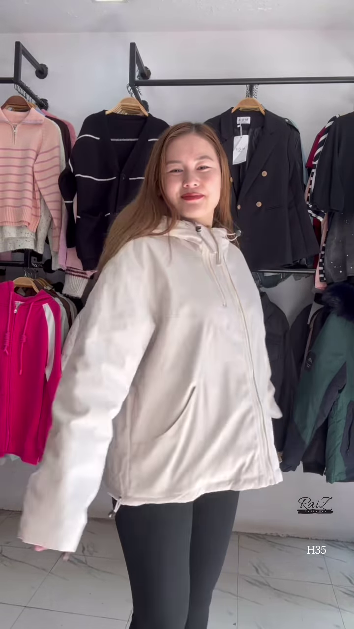 Reversible Hooded Jacket – Two Styles in One, Ultimate Versatility 🔄