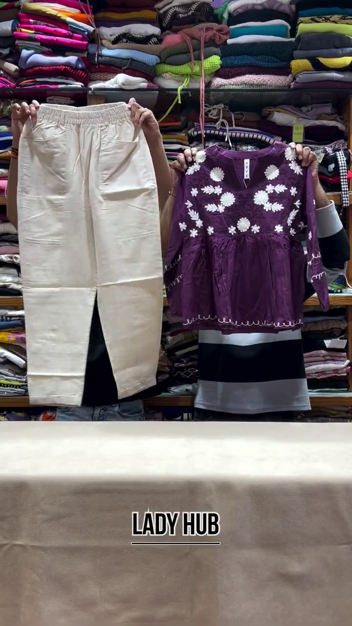 Embroidered Peplum Co‑ord Set – Effortless Ethnic Chic with All‑Day Comfort ✨�