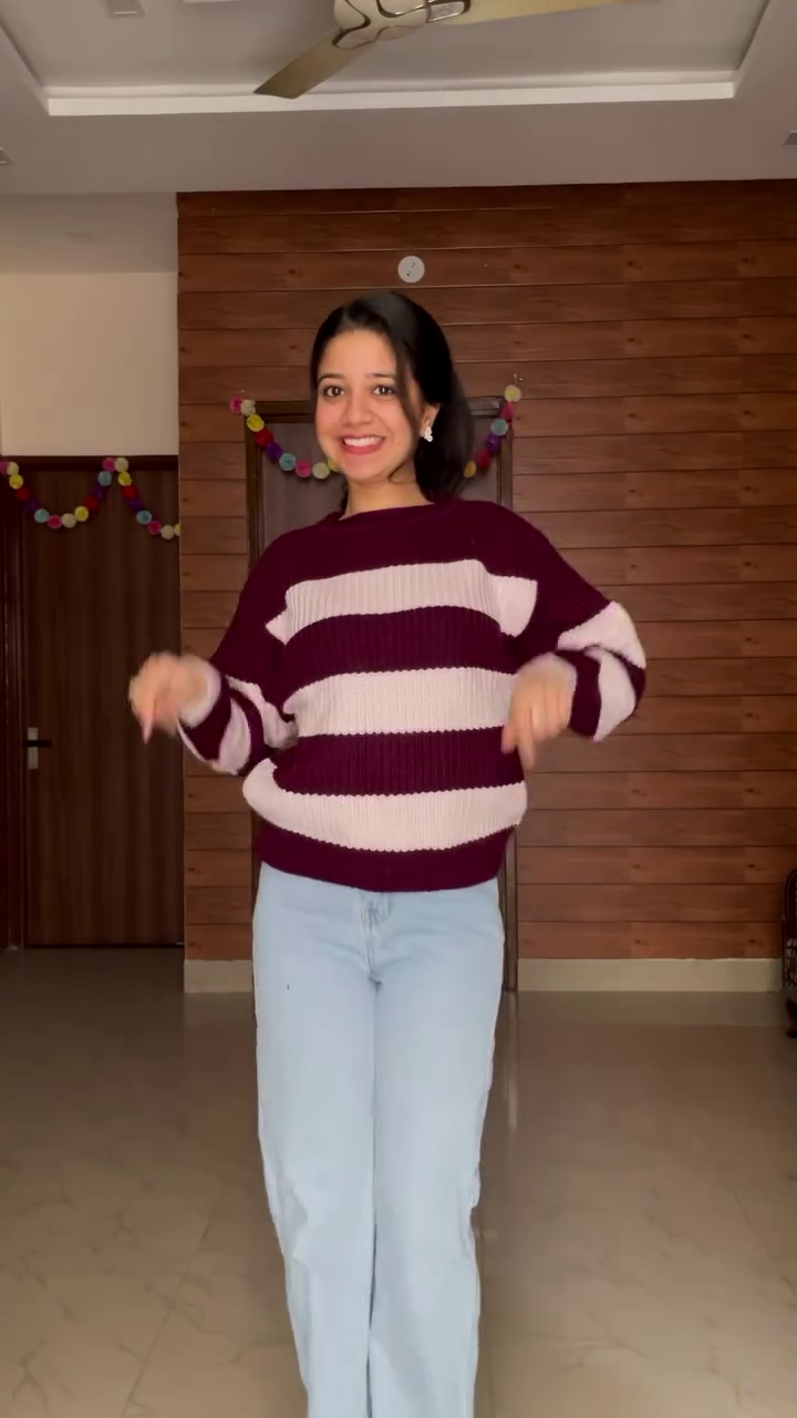 Graphic Knit Sweater Combos 🧶 Paired with Light Blue Jeans – Heart, Flame & Stripe Variants