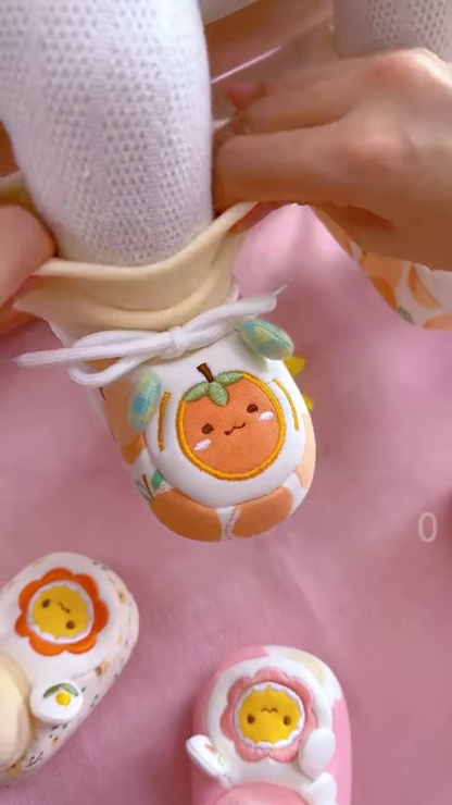 Flower-Faced Plush Toys 🌸🧸 With Embroidered Details & Dress-Up Appeal – Multi-Color Variants