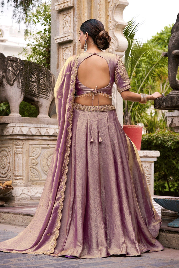 Heavy Flair Embroidery Work Lehenga Choli For Reception Party From Anaya Designer Studio