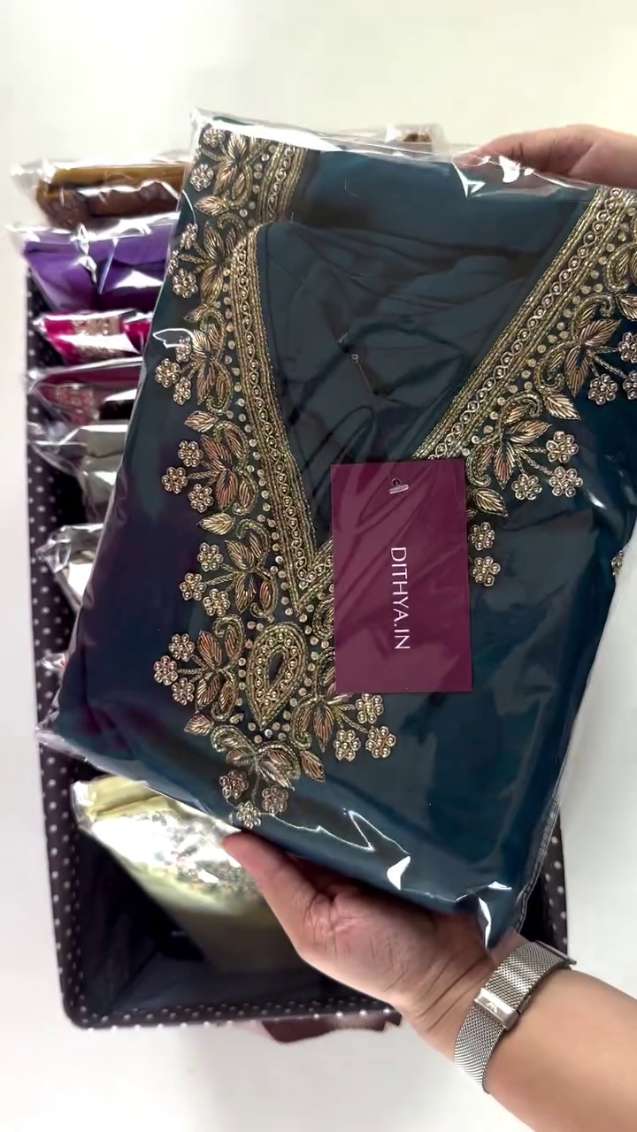 Golden Brown Embroidered Kurta – Elegant Festive Wear