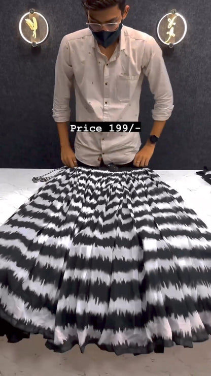 DESIGNER HEAVY FANCY GEORGETTE LEHENGAS