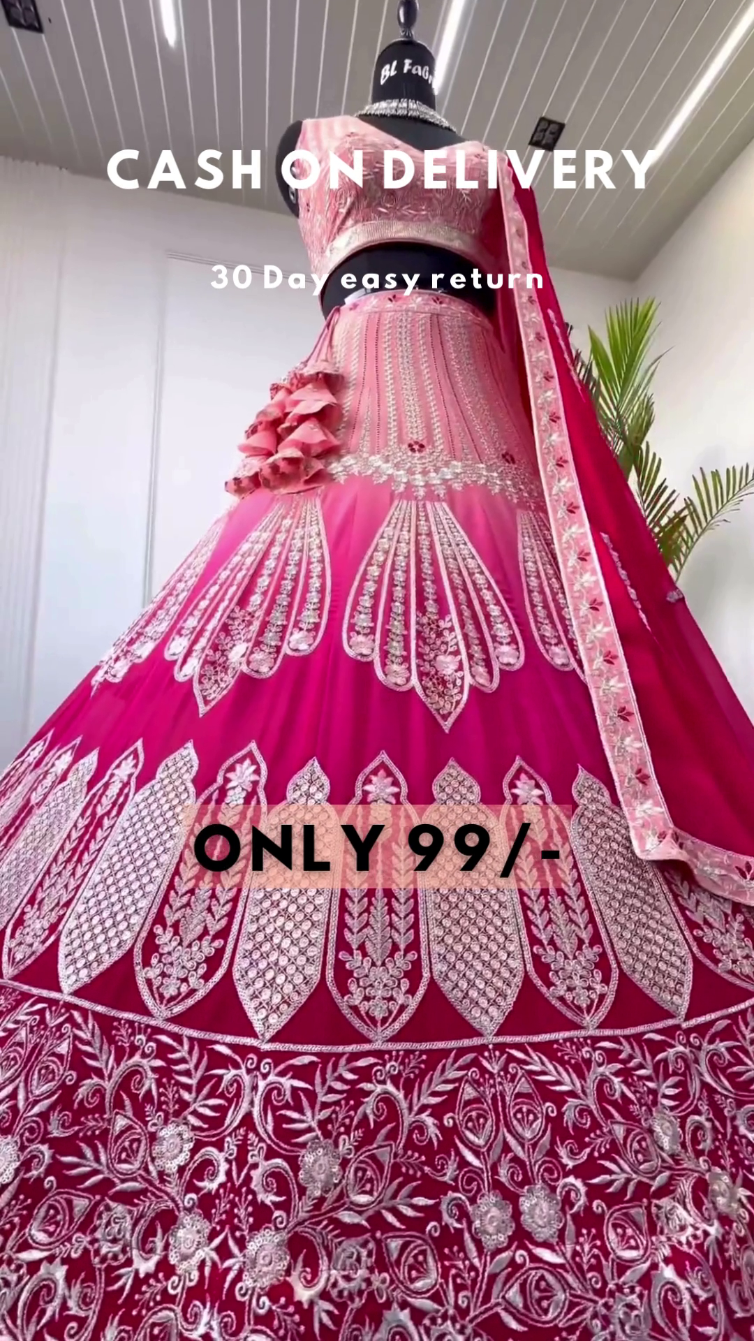 Designer Peach Color Party Wear Choli