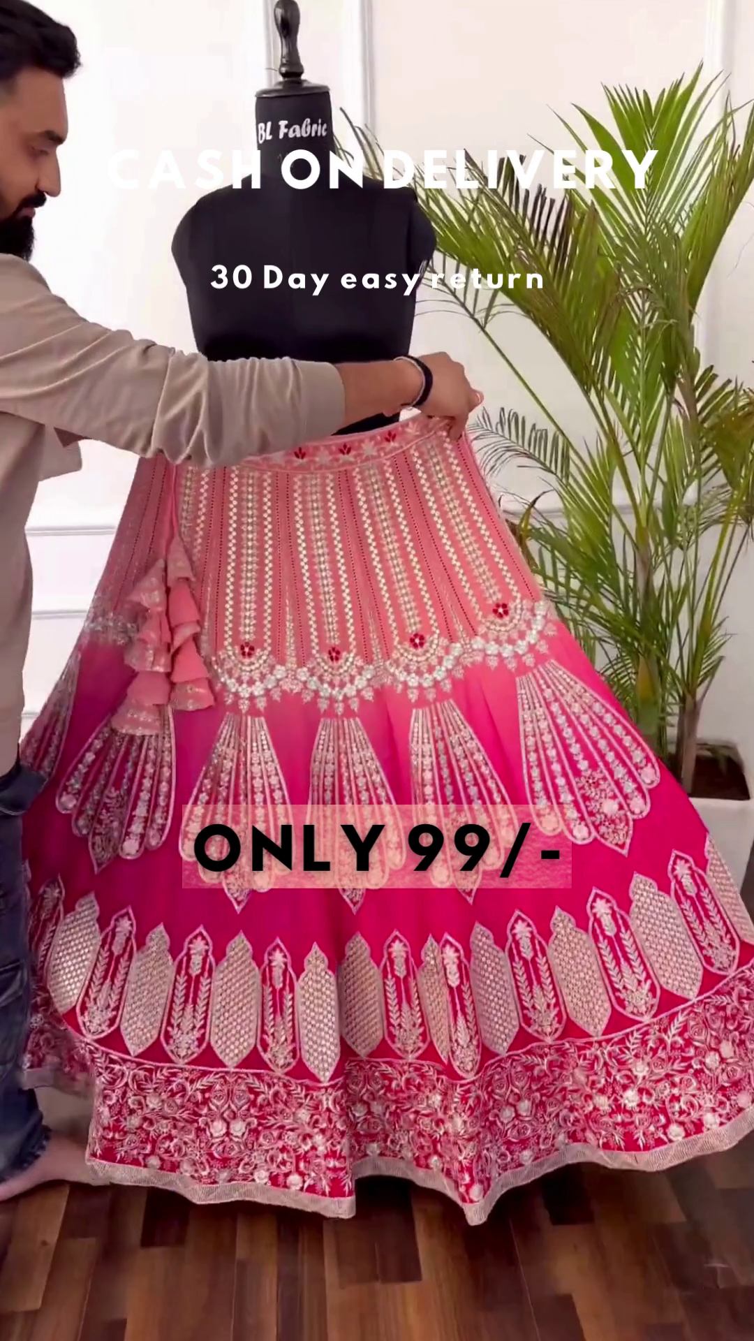 Designer Peach Color Party Wear Choli