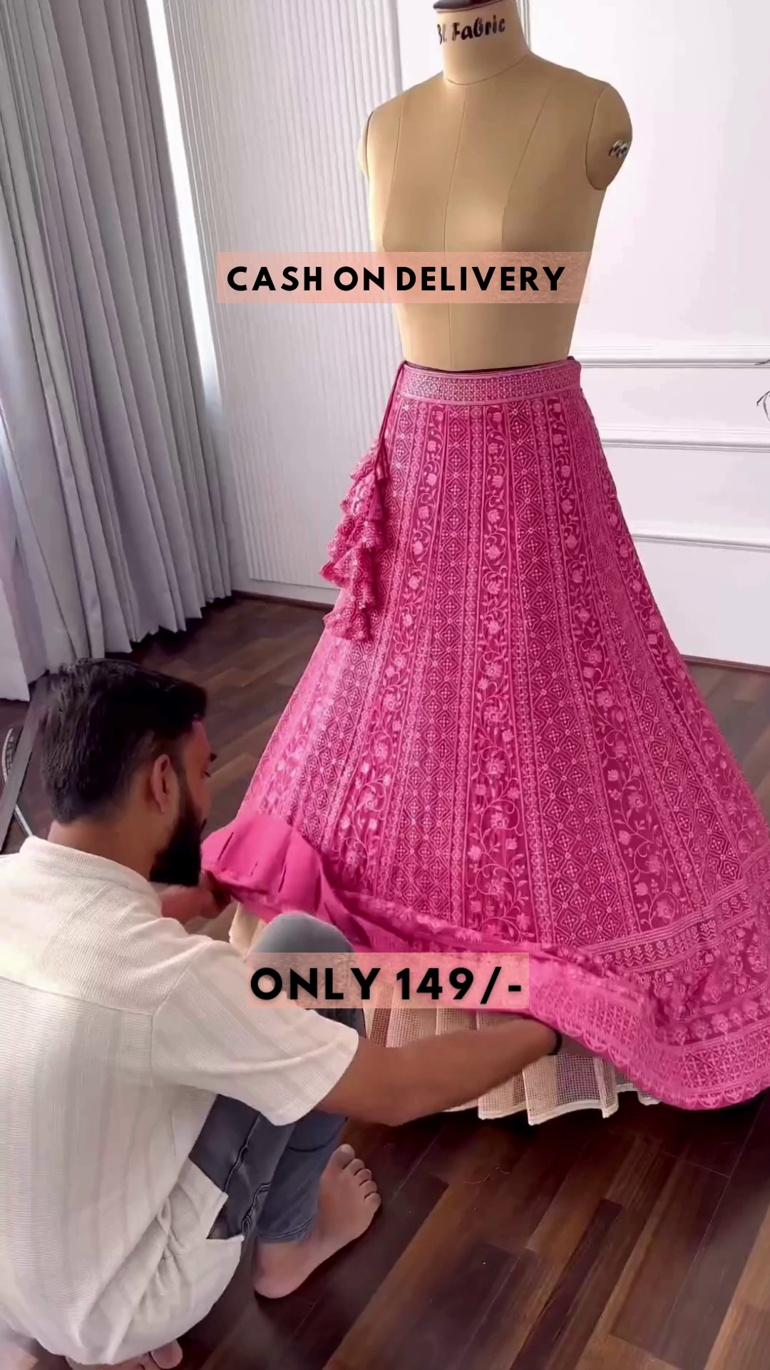 Designer Pink Color Lehenga Choli for Wedding Function