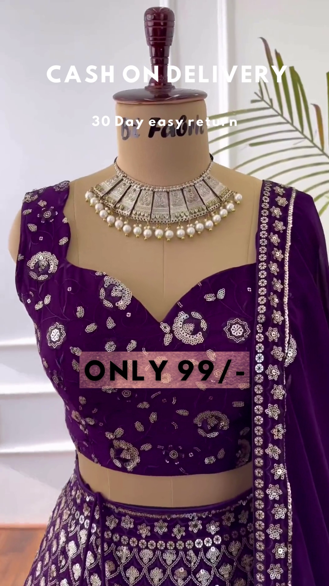 Party Wear Designer Purple Color Bridal Choli