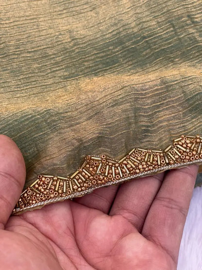 Ready To Wear Stones Art Silk Banarasi Viral Saree