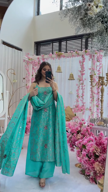 Aqua Bliss cosmos suit set