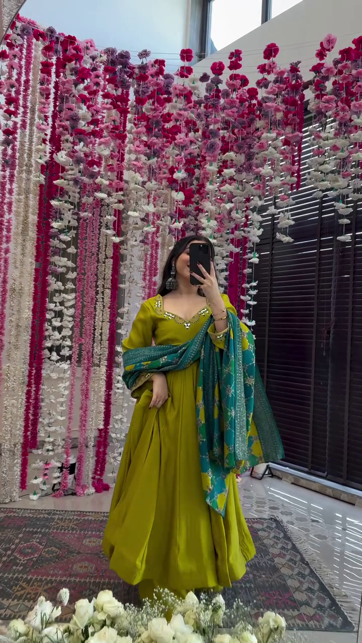 Jeevika muslin suit set