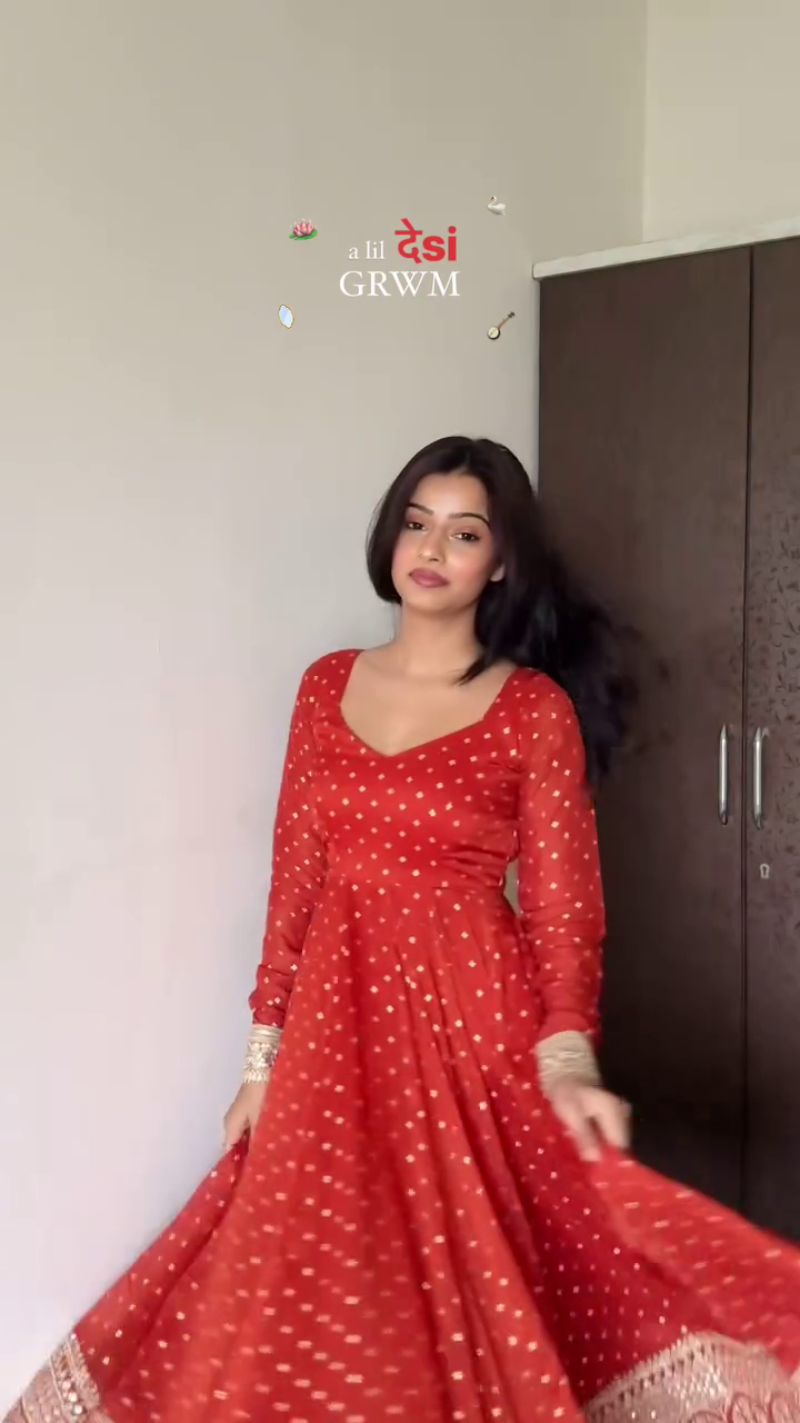 Faux Georgette with Embroidery Zari Sequins-work Premium Gown With Dupatta Set