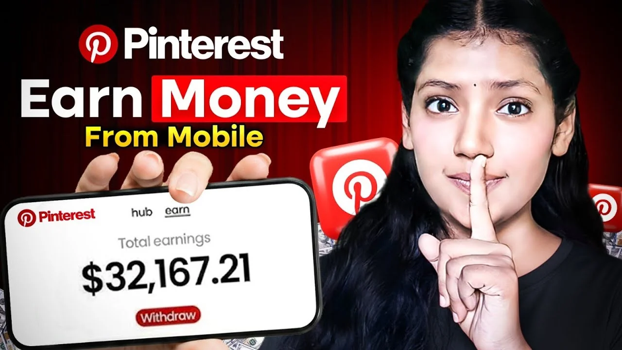 How to Earn money with Pinterest in Mobile